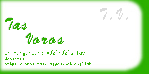 tas voros business card